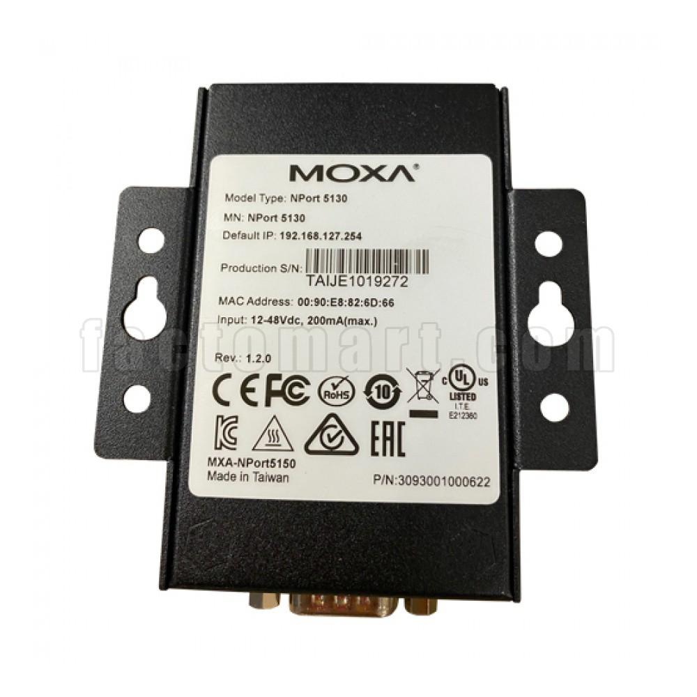 NPort 5130 - MOXA - Serial to Ethernet converter | Factomart